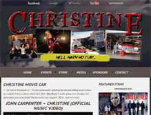 Tablet Screenshot of christinemoviecar.com